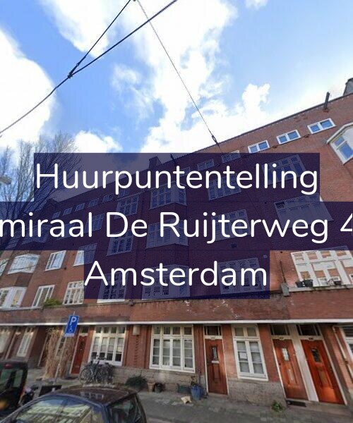 Foto gevel Huurpuntentelling voor Admiraal De Ruijterweg 435, Amsterdam
