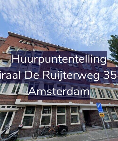 Foto gevel Huurpuntentelling voor Admiraal De Ruijterweg 358-A2, Amsterdam