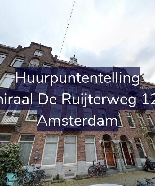 Foto gevel Huurpuntentelling voor Admiraal De Ruijterweg 124-2, Amsterdam