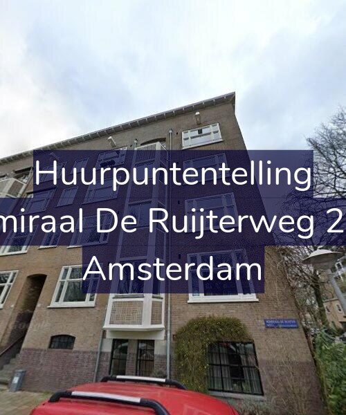 Foto gevel Huurpuntentelling voor Admiraal De Ruijterweg 28-1, Amsterdam