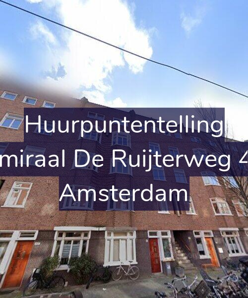 Foto gevel Huurpuntentelling voor Admiraal De Ruijterweg 471, Amsterdam