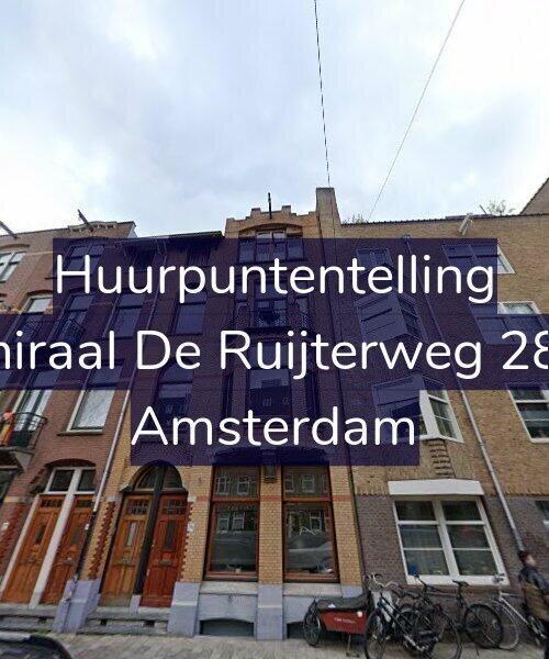 Foto gevel Huurpuntentelling voor Admiraal De Ruijterweg 281-2, Amsterdam