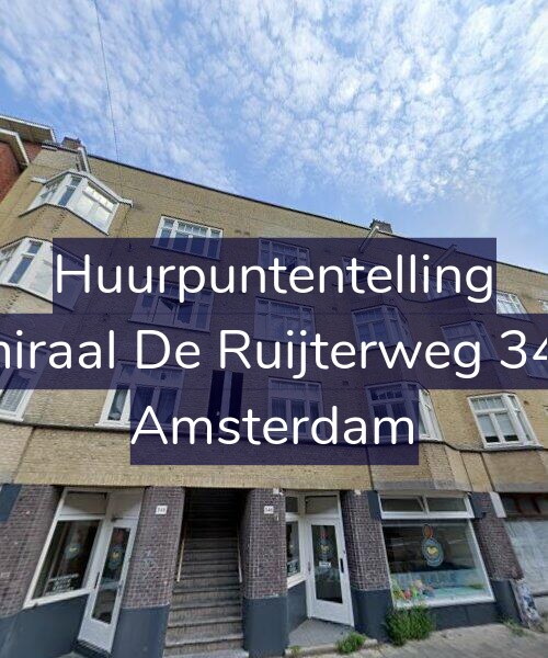 Foto gevel Huurpuntentelling voor Admiraal De Ruijterweg 346-1, Amsterdam