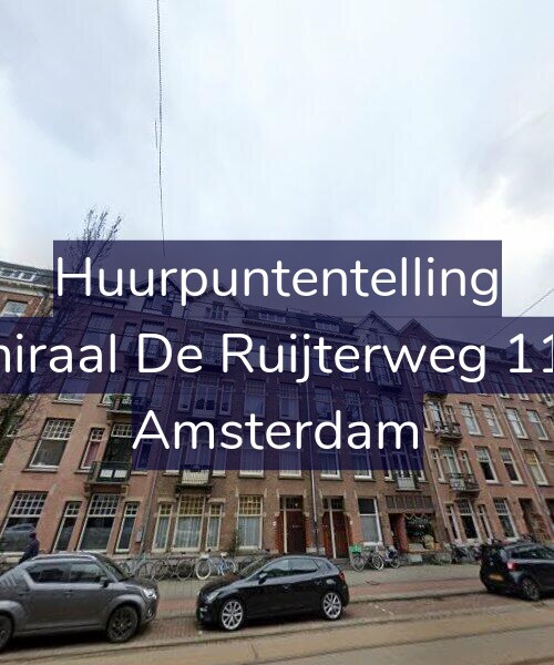 Foto gevel Huurpuntentelling voor Admiraal De Ruijterweg 115-3, Amsterdam