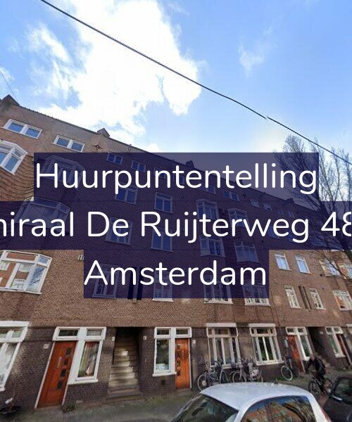 Foto gevel Huurpuntentelling voor Admiraal De Ruijterweg 483-3, Amsterdam