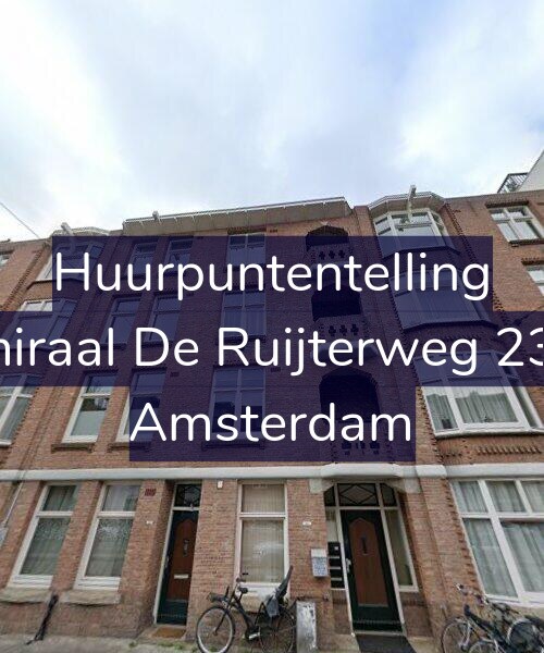 Foto gevel Huurpuntentelling voor Admiraal De Ruijterweg 231-3, Amsterdam