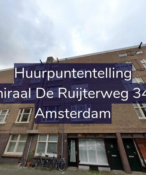 Foto gevel Huurpuntentelling voor Admiraal De Ruijterweg 341-1, Amsterdam