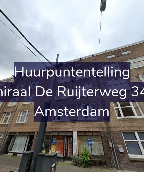 Foto gevel Huurpuntentelling voor Admiraal De Ruijterweg 343-2, Amsterdam