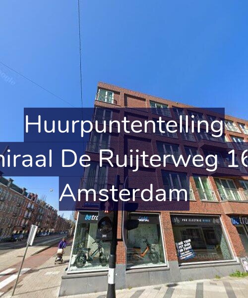 Foto gevel Huurpuntentelling voor Admiraal De Ruijterweg 164-K, Amsterdam