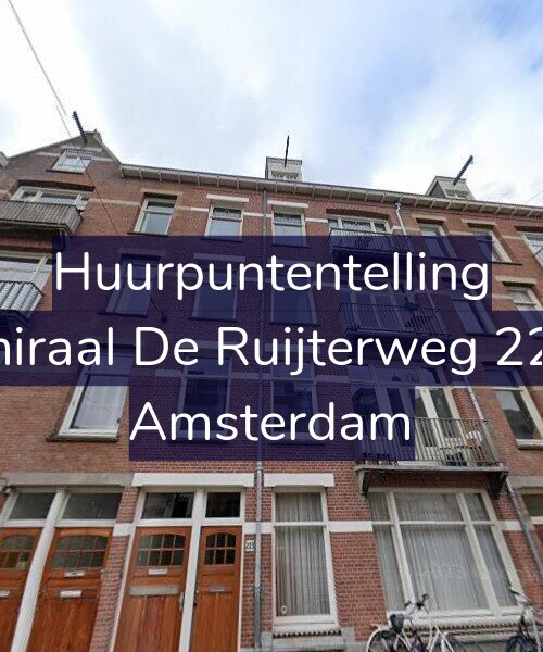 Foto gevel Huurpuntentelling voor Admiraal De Ruijterweg 223-3, Amsterdam