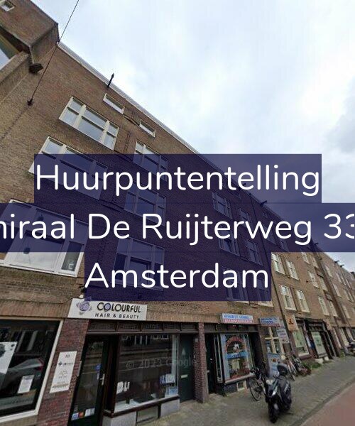 Foto gevel Huurpuntentelling voor Admiraal De Ruijterweg 333-2, Amsterdam