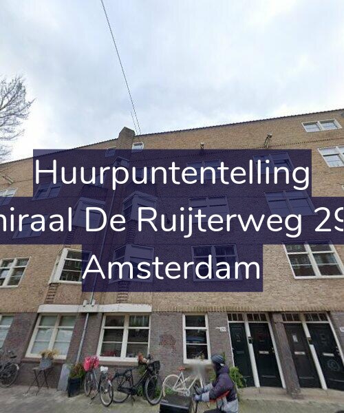 Foto gevel Huurpuntentelling voor Admiraal De Ruijterweg 299-2, Amsterdam