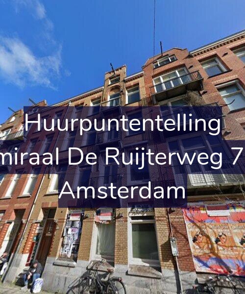 Foto gevel Huurpuntentelling voor Admiraal De Ruijterweg 72-1, Amsterdam