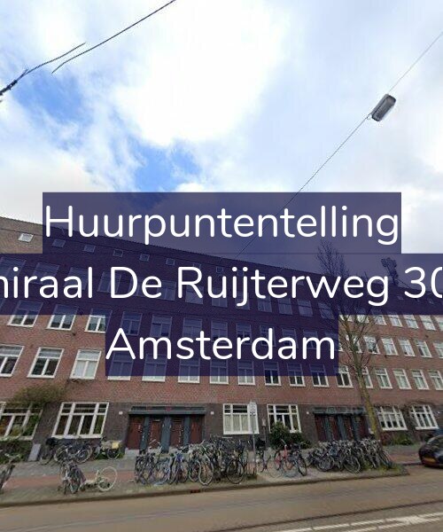 Foto gevel Huurpuntentelling voor Admiraal De Ruijterweg 306-3, Amsterdam