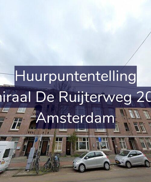 Foto gevel Huurpuntentelling voor Admiraal De Ruijterweg 200-H, Amsterdam