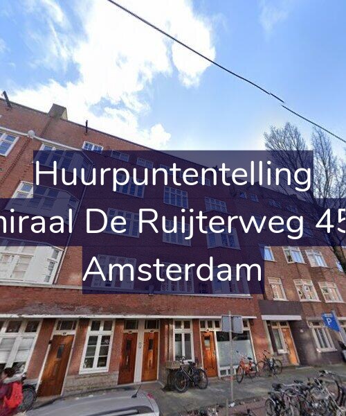 Foto gevel Huurpuntentelling voor Admiraal De Ruijterweg 455-3, Amsterdam