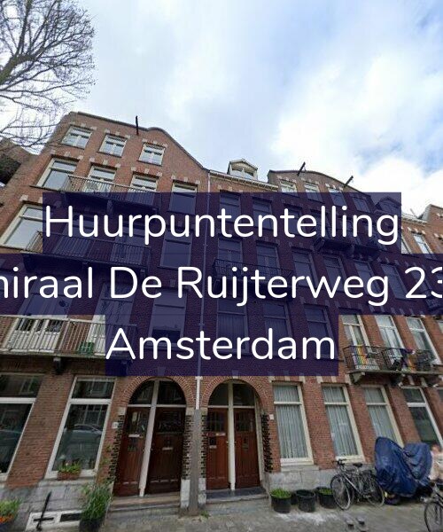 Foto gevel Huurpuntentelling voor Admiraal De Ruijterweg 237-1, Amsterdam