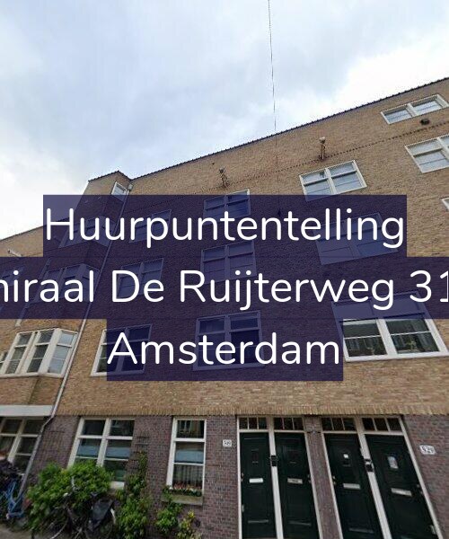 Foto gevel Huurpuntentelling voor Admiraal De Ruijterweg 319-2, Amsterdam