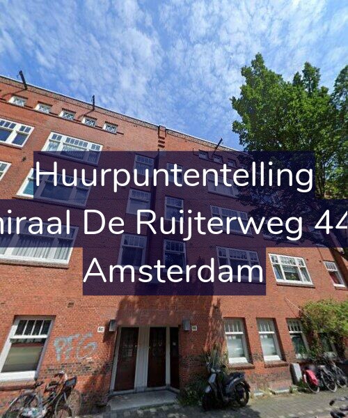 Foto gevel Huurpuntentelling voor Admiraal De Ruijterweg 440-H, Amsterdam