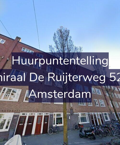 Foto gevel Huurpuntentelling voor Admiraal De Ruijterweg 523-1, Amsterdam