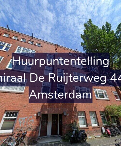 Foto gevel Huurpuntentelling voor Admiraal De Ruijterweg 440-3, Amsterdam