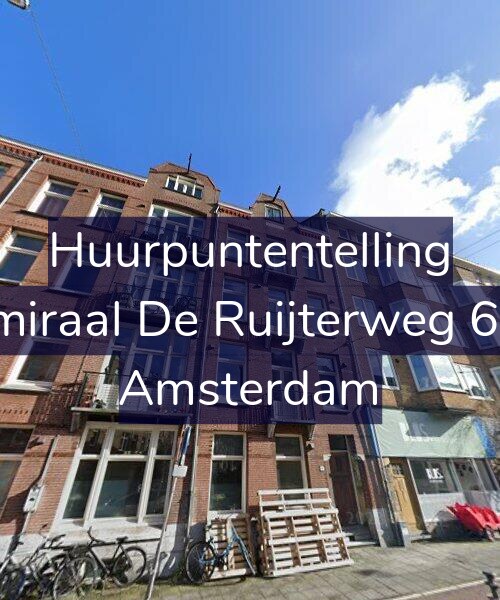 Foto gevel Huurpuntentelling voor Admiraal De Ruijterweg 62-3, Amsterdam