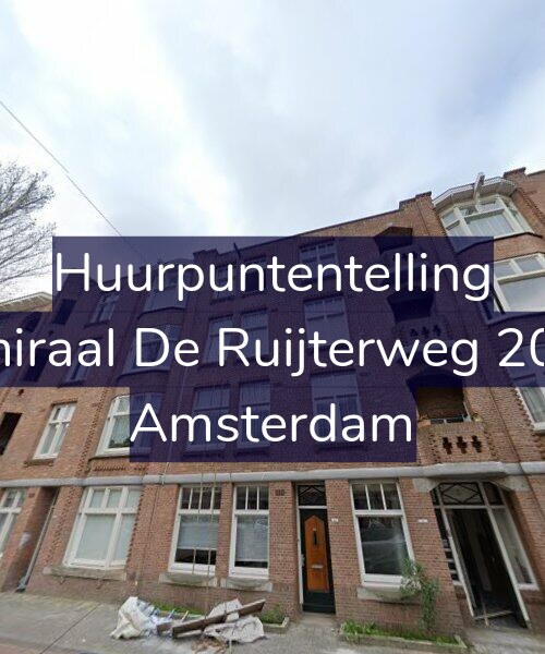 Foto gevel Huurpuntentelling voor Admiraal De Ruijterweg 201-1, Amsterdam