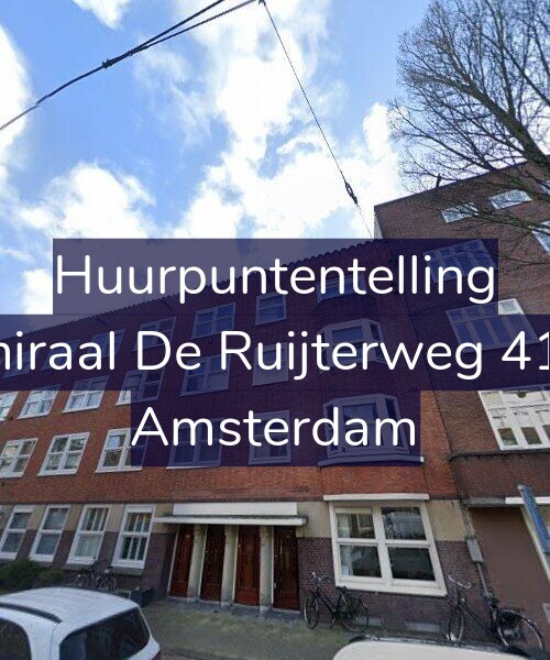 Foto gevel Huurpuntentelling voor Admiraal De Ruijterweg 417-3, Amsterdam