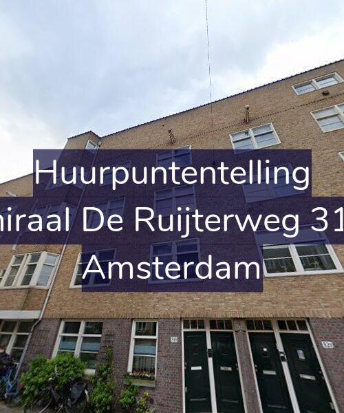Foto gevel Huurpuntentelling voor Admiraal De Ruijterweg 319-H, Amsterdam