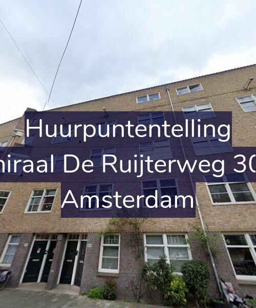 Foto gevel Huurpuntentelling voor Admiraal De Ruijterweg 309-3, Amsterdam