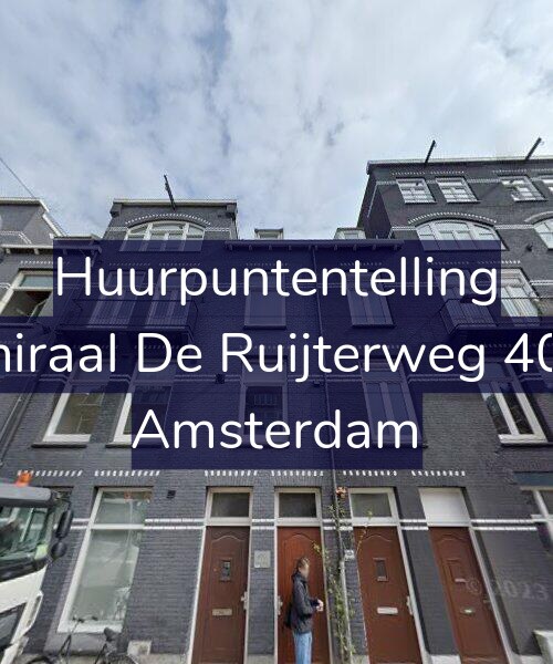 Foto gevel Huurpuntentelling voor Admiraal De Ruijterweg 400-1, Amsterdam