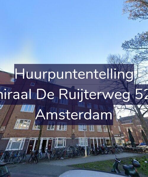 Foto gevel Huurpuntentelling voor Admiraal De Ruijterweg 529-2, Amsterdam