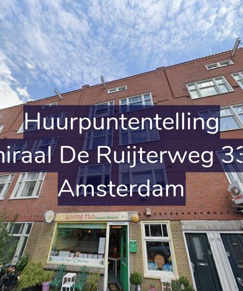 Foto gevel Huurpuntentelling voor Admiraal De Ruijterweg 334-1, Amsterdam