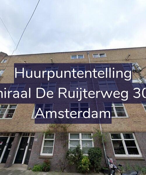 Foto gevel Huurpuntentelling voor Admiraal De Ruijterweg 309-4, Amsterdam