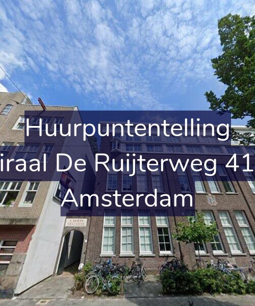 Foto gevel Huurpuntentelling voor Admiraal De Ruijterweg 410-E2, Amsterdam