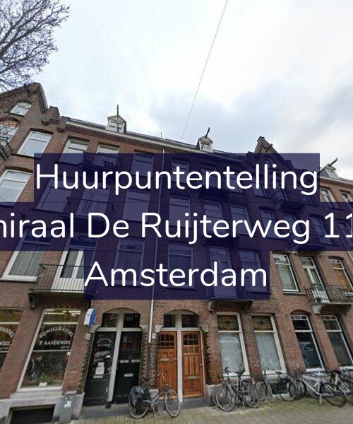 Foto gevel Huurpuntentelling voor Admiraal De Ruijterweg 110-3, Amsterdam
