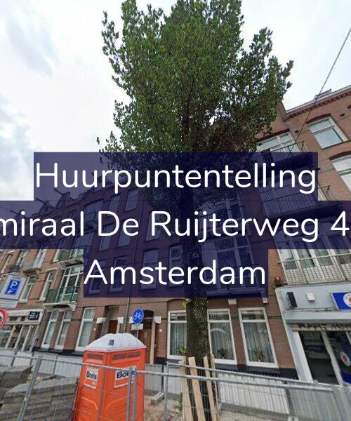 Foto gevel Huurpuntentelling voor Admiraal De Ruijterweg 47-1, Amsterdam