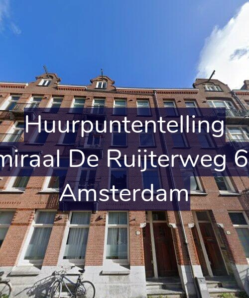 Foto gevel Huurpuntentelling voor Admiraal De Ruijterweg 66-4, Amsterdam