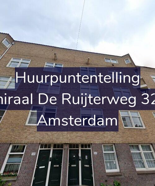 Foto gevel Huurpuntentelling voor Admiraal De Ruijterweg 321-1, Amsterdam