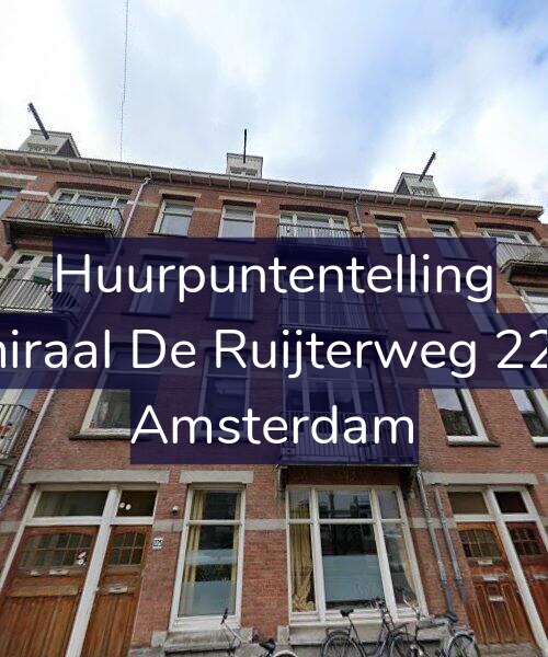 Foto gevel Huurpuntentelling voor Admiraal De Ruijterweg 225-H, Amsterdam