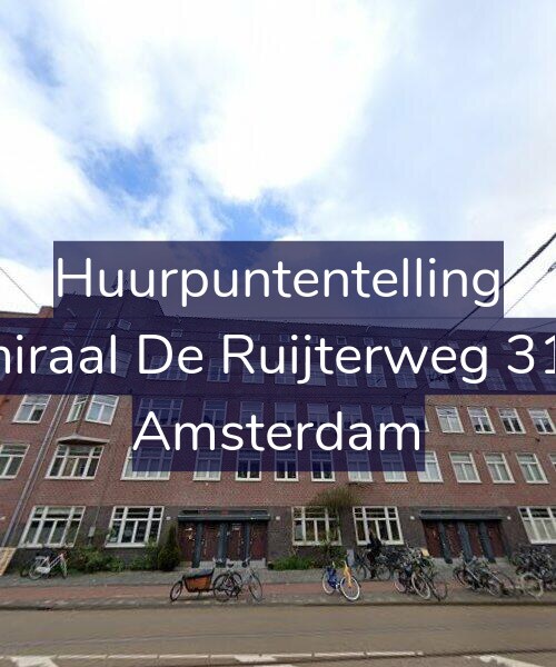 Foto gevel Huurpuntentelling voor Admiraal De Ruijterweg 310-1, Amsterdam