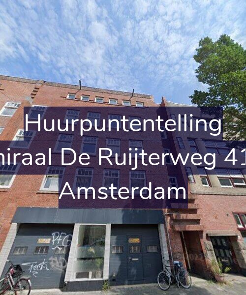 Foto gevel Huurpuntentelling voor Admiraal De Ruijterweg 418-2, Amsterdam