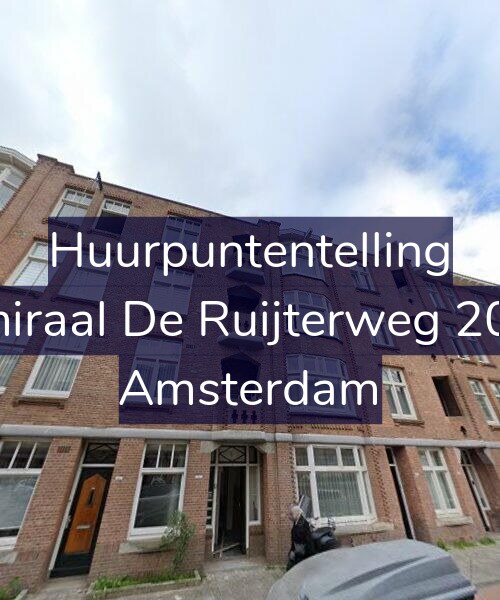Foto gevel Huurpuntentelling voor Admiraal De Ruijterweg 203-2, Amsterdam