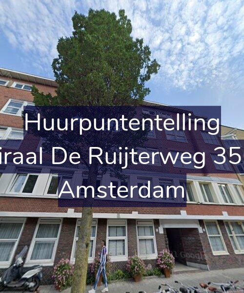 Foto gevel Huurpuntentelling voor Admiraal De Ruijterweg 350-A3, Amsterdam