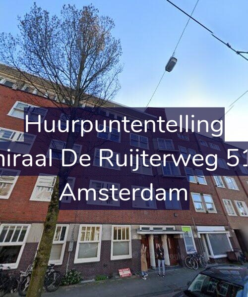 Foto gevel Huurpuntentelling voor Admiraal De Ruijterweg 513-3, Amsterdam