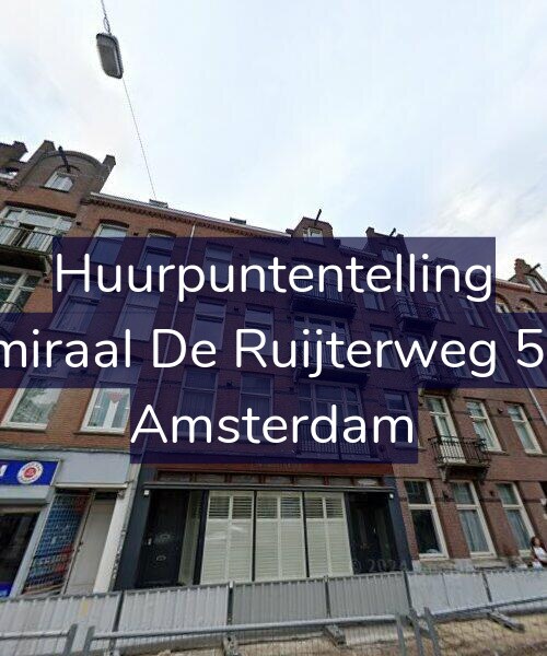 Foto gevel Huurpuntentelling voor Admiraal De Ruijterweg 51-1, Amsterdam