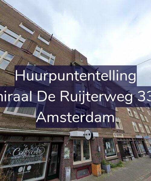 Foto gevel Huurpuntentelling voor Admiraal De Ruijterweg 331-2, Amsterdam
