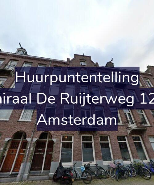 Foto gevel Huurpuntentelling voor Admiraal De Ruijterweg 122-H, Amsterdam