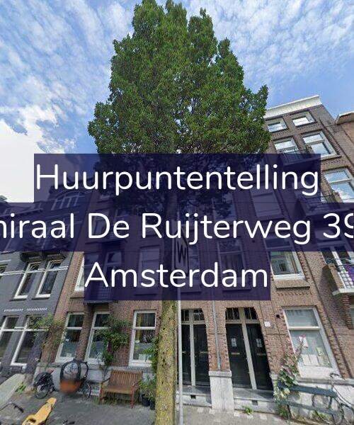 Foto gevel Huurpuntentelling voor Admiraal De Ruijterweg 392-2, Amsterdam