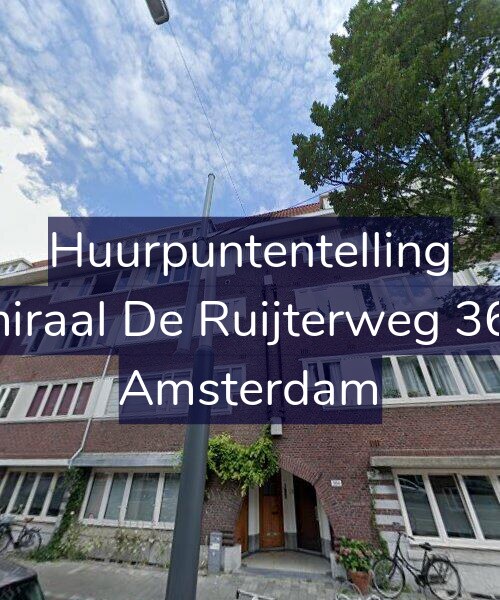 Foto gevel Huurpuntentelling voor Admiraal De Ruijterweg 366-2, Amsterdam